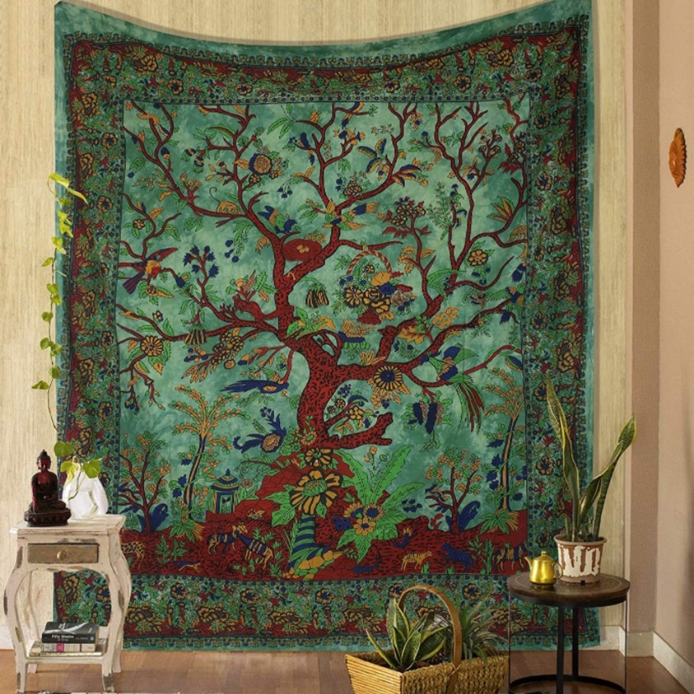 Green tapestry